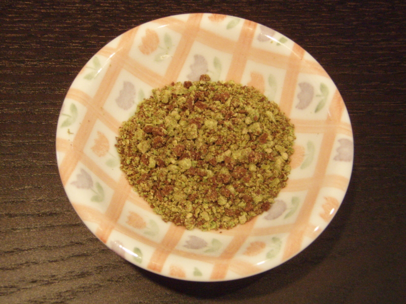 抹茶 お菓子 粉砕